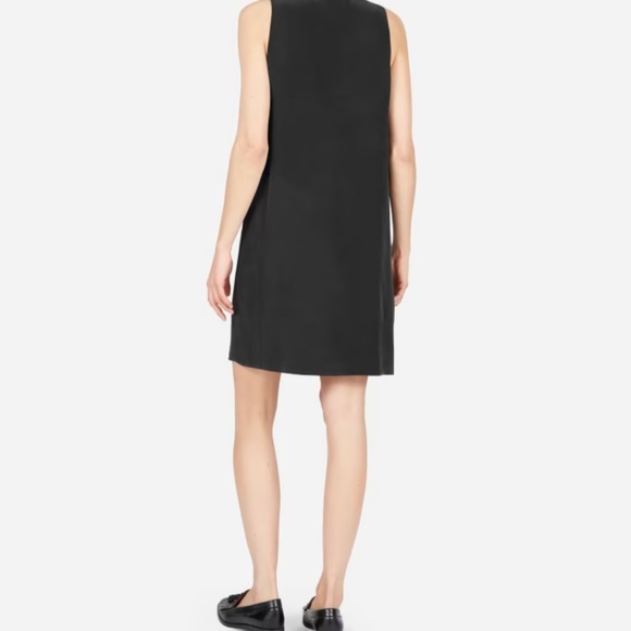 Everlane The Double-Lined Silk V-Neck Dress Size Medium - Picture 3 of 5